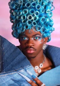 Lil Nas X Wallpapers blue hair 