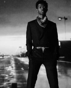 Lil Nas X Wallpapers black bold look 